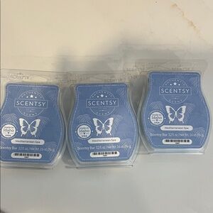 Scentsy Mediterranean Spa Wax Bars - Pale Blue Pack of 3